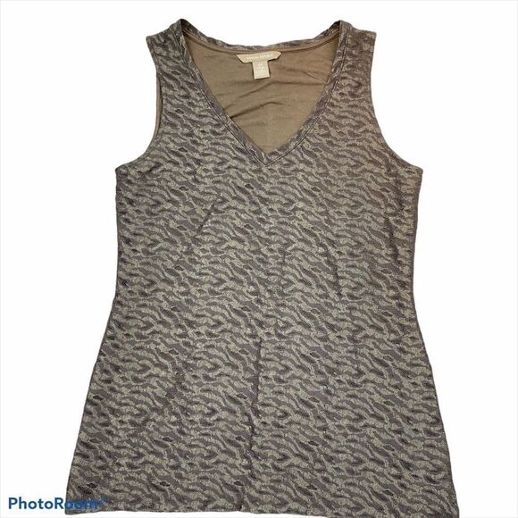 Banana‎ Republic Lace Cut Out Animal Print Blouse - Picture 3 of 8